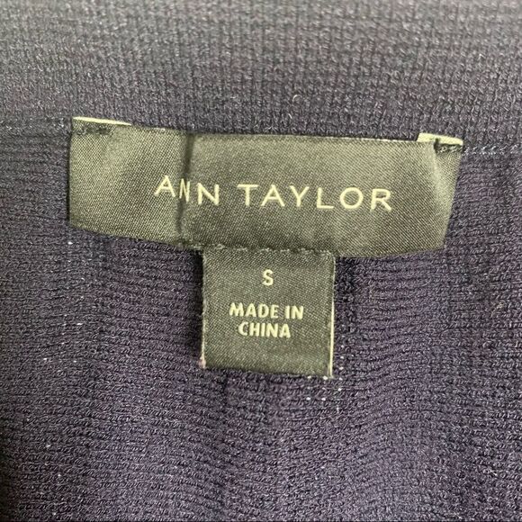 Ann Taylor Navy & White Striped Pencil Skirt. Matching top sold separately - Picture 8 of 10